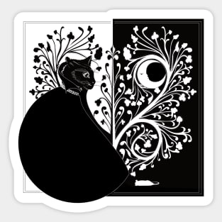 Cat and Mouse, Beardsley tribute Sticker